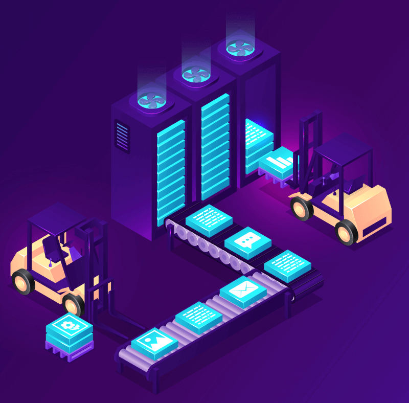 Illustration of how backups of Websites are done